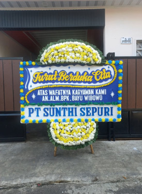 Papan Bunga Duka di Nirunmas